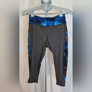 *Like New* LuLaRoe Gray and Blue Leggings Soft Stretchy Fabric